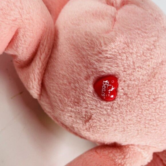 Care Bears Cheer 10" Plush 2002 Pink Embroidered Rainbow Stuffed Animal TCFC - Picture 9 of 12
